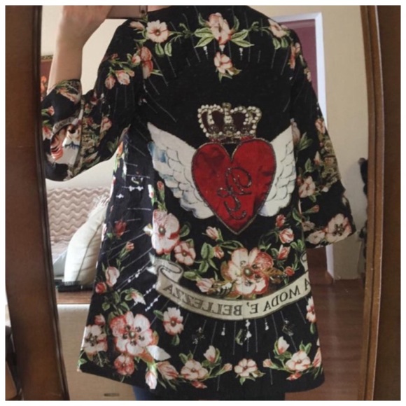 The Ellien Baroque Jacquard Ornate Jacket - Picture 8 of 8